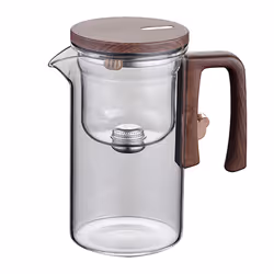 720ML Glass Teapot Water Separation Inner Container Magnetic Switch