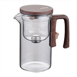 720ML Glass Teapot Water Separation Inner Container Magnetic Switch