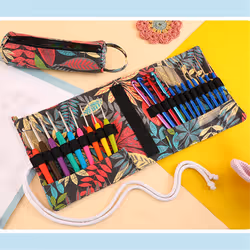 Portable Knitted Wool Bags Fashine Small Yarn Storage Bag Foldable C