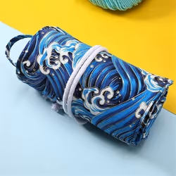 Portable Knitted Wool Bags Fashine Small Yarn Storage Bag Foldable C