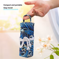 Portable Knitted Wool Bags Fashine Small Yarn Storage Bag Foldable C