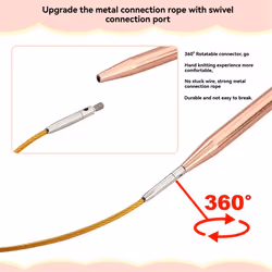 Aluminum Circular Knitting Needles Set Interchangeable Crochet Hooks