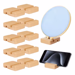 10 Pcs Embroidery Hoop Display Embroidery Hoop Wooden Base Holder