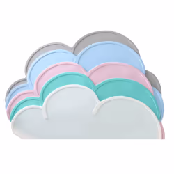 Silicone Cloud Shape Food Placemat Non-Slip Easy to Clean