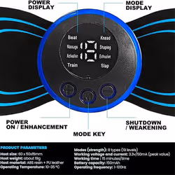 Electric Shoulder and Neck Massager Body Massager 19 Speed 8 Modes