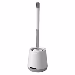 Toilet Brush and Holder Set Soft Bristle Toilet Scrubber Brush