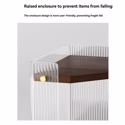 3 Tier Corner Bathroom Counter Organizer and Storage, Wooden