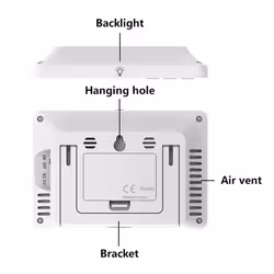 Wireless Weather Station Indoor Outdoor Thermometer A