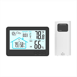 Wireless Weather Station Indoor Outdoor Thermometer B
