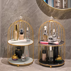 Bathroom Vanity Storage Organizer Desktop Cosmetic Holder C