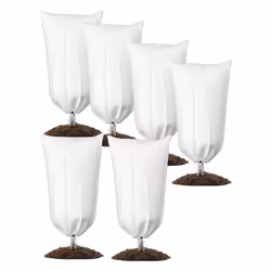 6pcs Outdoor Plant Protectors Plant Covers Freeze Protection,