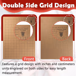 12x16 Inch Tassel Plate and Pin Set, Double Sided Grid