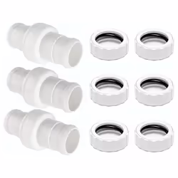 3Pack Pool Cleaner Hose Swivel & Hose Nut Combo Replacement Kit
