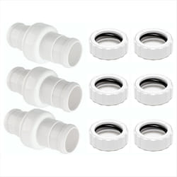 3Pack Pool Cleaner Hose Swivel & Hose Nut Combo Replacement Kit