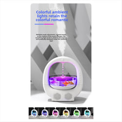 Bluetooth Speaker with Humidifier and Atmosphere Light
