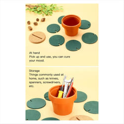Cactus Coasters Heat Insulation DIY Home Tableware Coffee Cup Holder