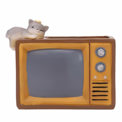 Flower Pot Retro TV Succulent Plant Container