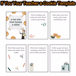 If You Give Your Teacher A Cookie Template (1PCS)