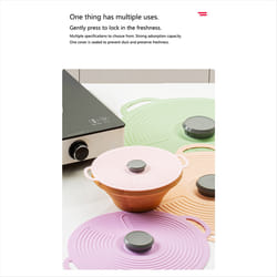Microwave Splash-Proof Cover Fresh-Keeping Cover Sealed Pot Cover