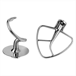 Beater Dough Hook for 4.5-5Quart Tilt- Stand Mixer Aid