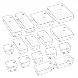 16-Piece Drawer Organizer Set
