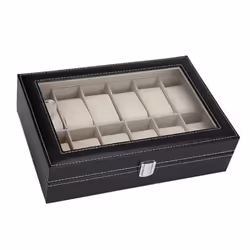 PU Leather Watch Display Box Storage Rack 12-digit watch box