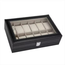 PU Leather Watch Display Box Storage Rack 12-digit watch box
