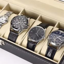 PU Leather Watch Display Box Storage Rack 12-digit watch box