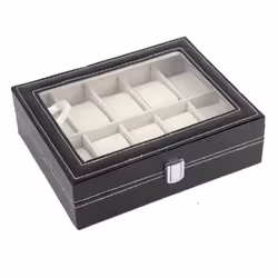 PU Leather Watch Display Box Storage Rack 10-digit watch box