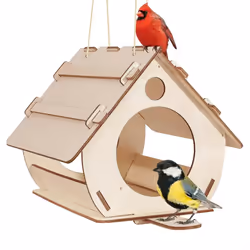 Hanging Bird Feeder DIY Assembled Garden Decoration Outdoor Indoor