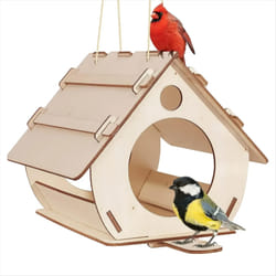 Hanging Bird Feeder DIY Assembled Garden Decoration Outdoor Indoor