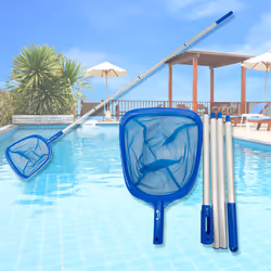 Professional Swimming Pool Leaf Skimmer Net, Wide Mouth Scoop Design