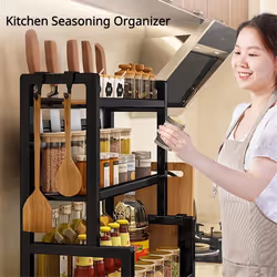 Kitchen Storage Rack Spice Rack Household Storage Rack Storage Rack A