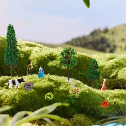 Miniature Flower Cluster DIY Diorama Supplies