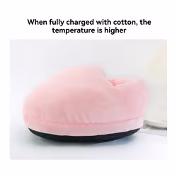 Portable Foot Warmer Heater with 3 Adjusted Temperature Pink