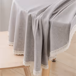 Lace Round Tablecloth - Stain, Splash, Oil and Fabric Tablecloth