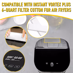 12PCS Air Fryer Filters, for Instant Plus 6 Quart Air Fryer
