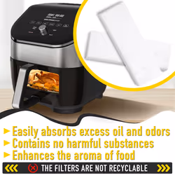 12PCS Air Fryer Filters, for Instant Plus 6 Quart Air Fryer