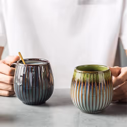 Household Couples Ceramic Mug Mug, Ceramic Coffee Cup, Mug Set,B