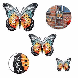 Metal Butterfly Outdoor Wall Home Decor Wrought Iron Pendant