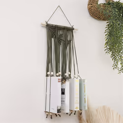 Tapestry Wall Decor, Woven Tapestry Wall Art to Hold Books,