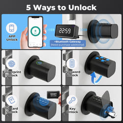 Door Locks Bluetooth Fingerprint Lock Cord Code Swipe Door Lock