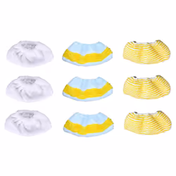 9PCS Steam Mop Cloths Cover for Easyfix Vacuum Cleaner Parts