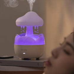 3 in 1 Rain Cloud Water Drip Humidifier with Remote EU Plug