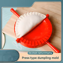 Manual Dumpling Mold Artifact Large Red Plastic Dumpling Mold