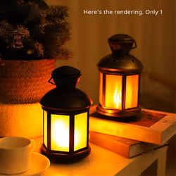 Retro Flame Outdoor Camping Marquee Tent Light Hanging Lamp