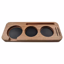 Coffee Tamper Station Stand Coffee Portafilter Holder Presser Stand,B