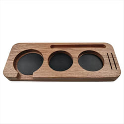 Coffee Tamper Station Stand Coffee Portafilter Holder Presser Stand,B