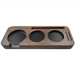 51 mm Wooden Coffee Tamper Station Stand Coffee Portafilter Holder,B