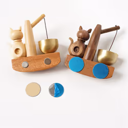 Beech Wood Wooden Door Bell Wind Chime,Garden Landscape Bell
